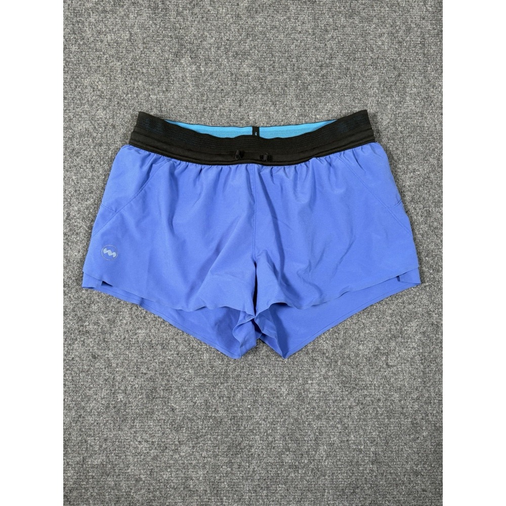 Janji Women's XS 2.5" AFO Middle Running Shorts Purple Blue Lined Athletic